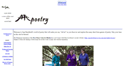 Desktop Screenshot of ahapoetry.com